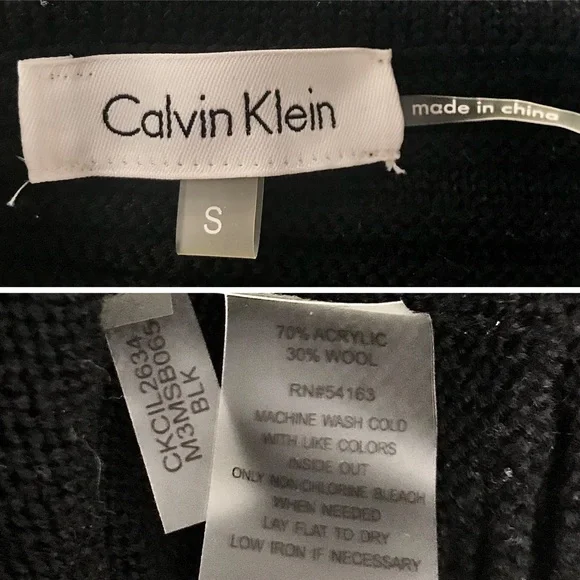 🖤𝟨𝟢%𝖮𝖥𝖥-𝖻𝗎𝗇𝖽𝗅𝖾𝗌𝟣𝟢+🖤EUC Black Calvin Klein Turtleneck Sweater - Picture 6 of 6